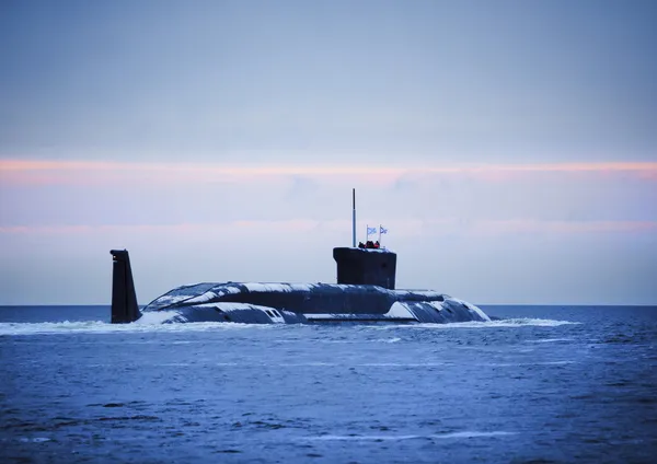 Russian nuclear submarine — Stock Photo, Image