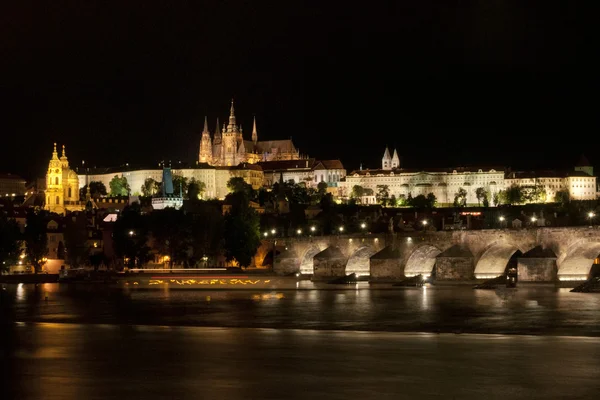 Night Prague — Stock Photo, Image