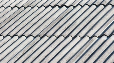 Old gray asbestos roof clipart