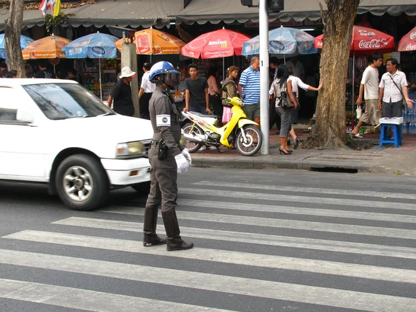 Policial na Tailândia — Fotografia de Stock