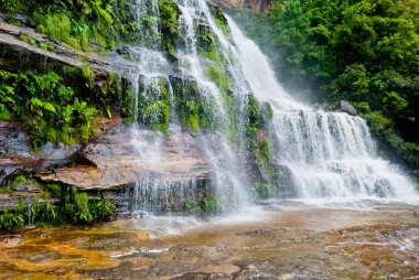 Waterfall, Blue Mountains National Park, NSW, Australia clipart