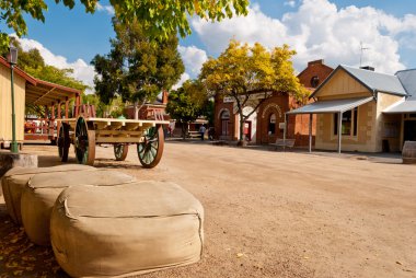 Historic Port, Echuca, Victoria, Australia clipart