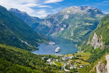 Geiranger Fjord, Norway clipart