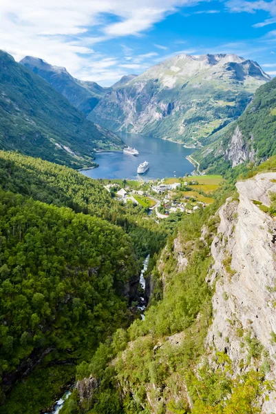 Geiranger-Fjord — Stockfoto