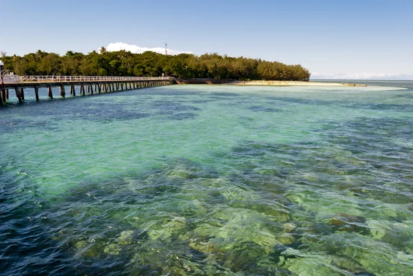 Paradisets tropiska ö (Green Island, Queensland, Australien) — Stockfoto