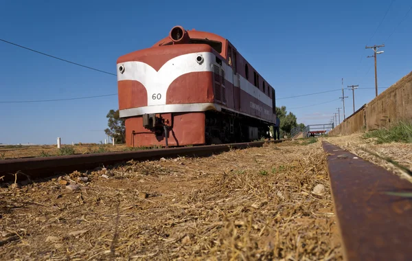 Treno abbandonato a Marree, Australia del Sud — Foto Stock