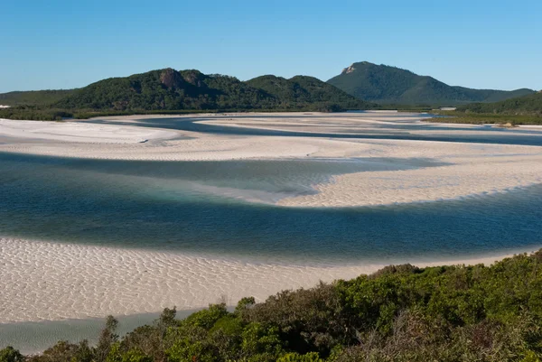 Whitsundays Island white beach, Austrália — Fotografia de Stock