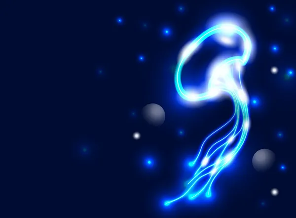 Shimmering medusa — 图库矢量图片