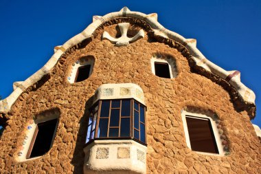 Park guell pavilion, Barselona, İspanya