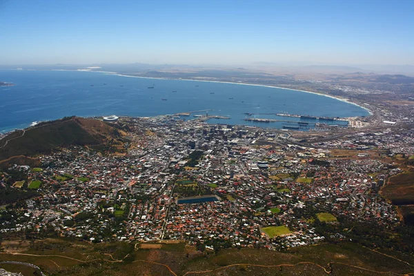 stock image View of Cape Town from Table Mountain, South Africa