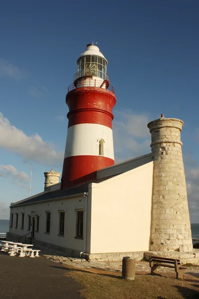 Cape Agulhas lighthouse, South Africa — Stock Photo, Image