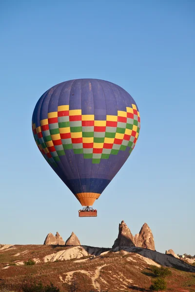 Heißluftballon, Kappadokien, Türkei — Stockfoto
