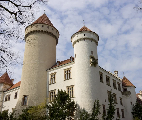 Konopiste замок, Чеська Республіка — стокове фото