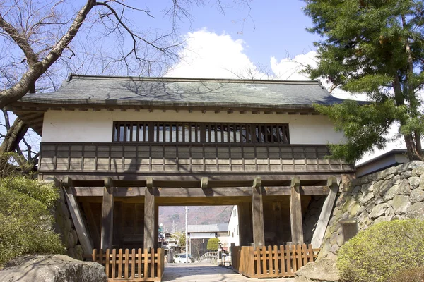 Puerta del castillo de Takashima — Foto de Stock