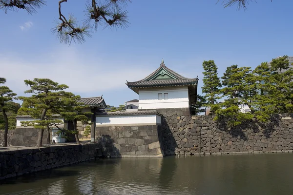 ΟΤΕ-ΔΕΥ πύλη του ΕΔΩ κάστρο, Τόκιο, Ιαπωνία — Φωτογραφία Αρχείου