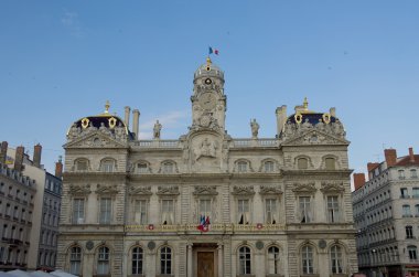 City hall in the historic center of Lyon (UNESCO site), France clipart