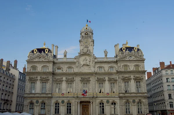 市政厅在里昂历史中心 （教科文组织网站），法国 — 图库照片
