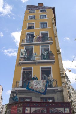 Street mural, Lyon, France clipart