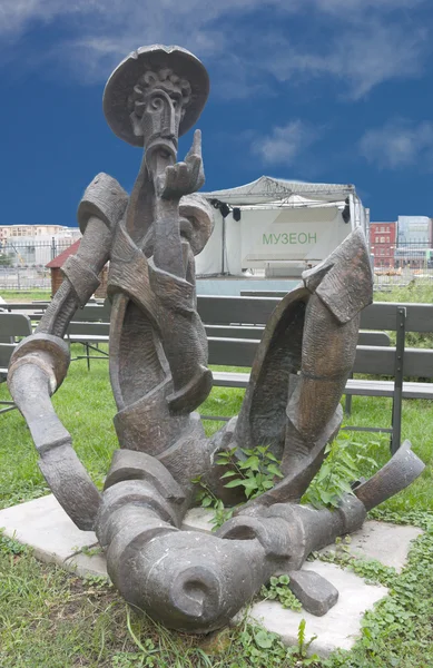 Skulptur von Don Quichote — Stockfoto