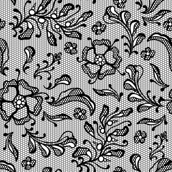 Old lace background, ornamental flowers. Vector texture. — Stock Vector ...