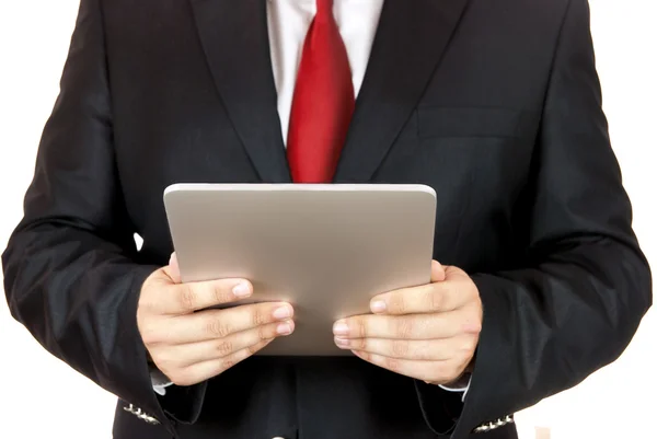 Businessman and digital tablet — Stock Photo, Image