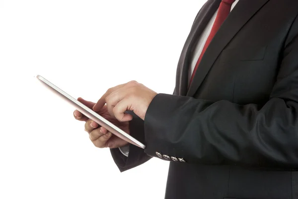 Businessman and digital tablet — Stock Photo, Image