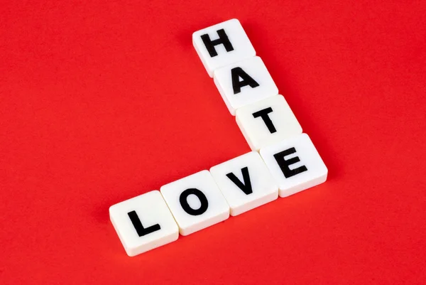รักและความเกลียดชัง — ภาพถ่ายสต็อก