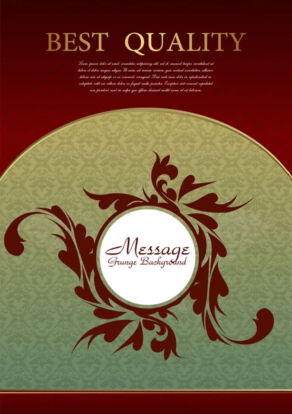 Menu ristorante design vintage Vector . — Vettoriale Stock