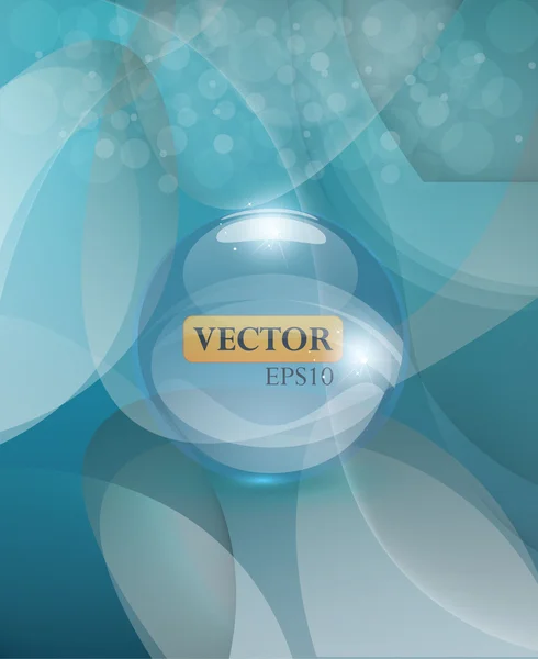 Abstraktní vektorová modré obchodní zázemí — Stockový vektor