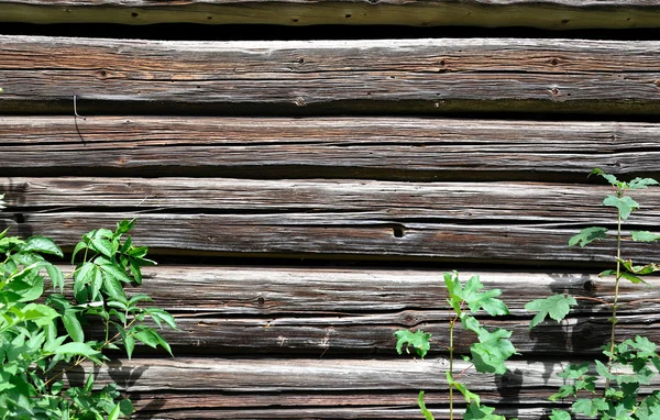 Oude houten balken - achtergrond — Stockfoto
