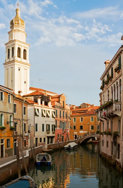 Canal em Veneza. — Fotografia de Stock