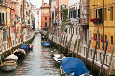 Picturesque Venice neighbourhood. clipart