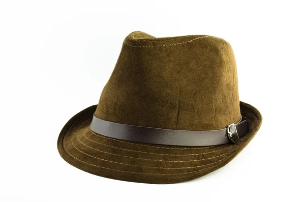 Καφέ φανέλα καπέλο — Φωτογραφία Αρχείου