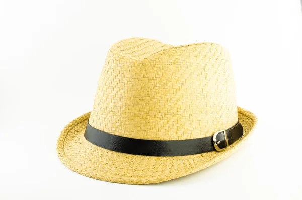Żółty kapelusz tkackie — Zdjęcie stockowe