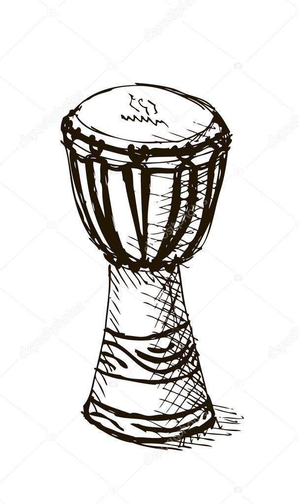 Drum, vector illustration
