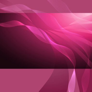 Background with a pink curved lines clipart