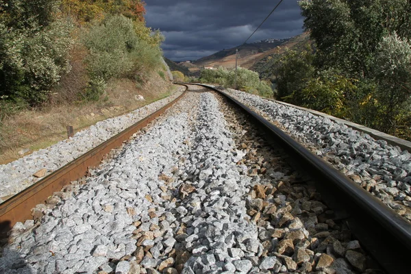 stock image Railway in the mountains