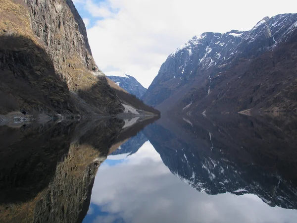 Fjord v Norsku — Stock fotografie
