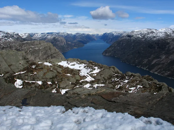 Fjord in Norwegen — Stockfoto