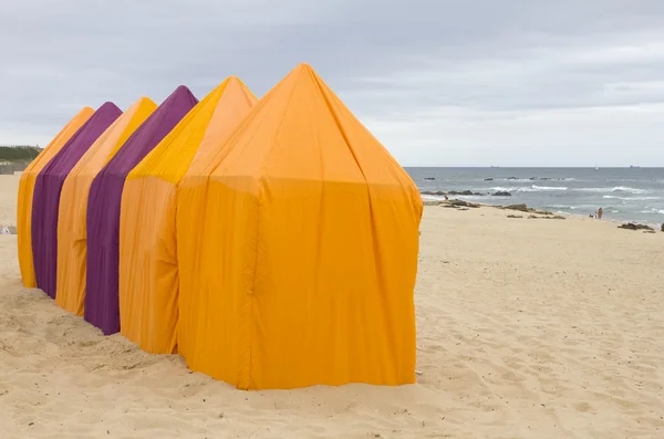 Carpas de playa coloridas —  Fotos de Stock