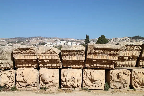 Detalhe em Jerash, Jordânia — Fotografia de Stock