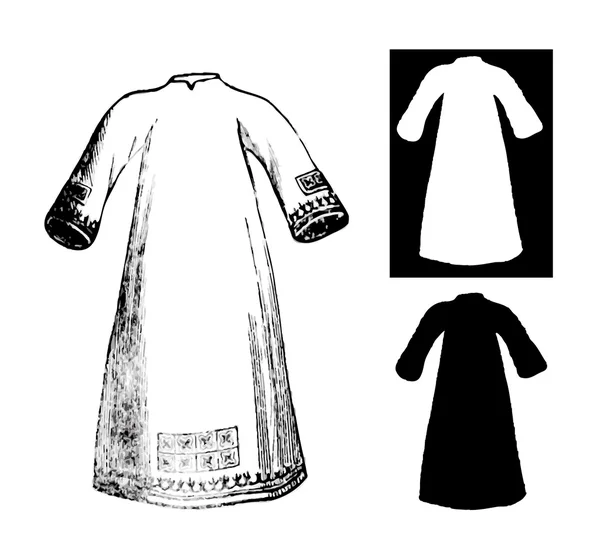 Ancient robe — Stock Vector