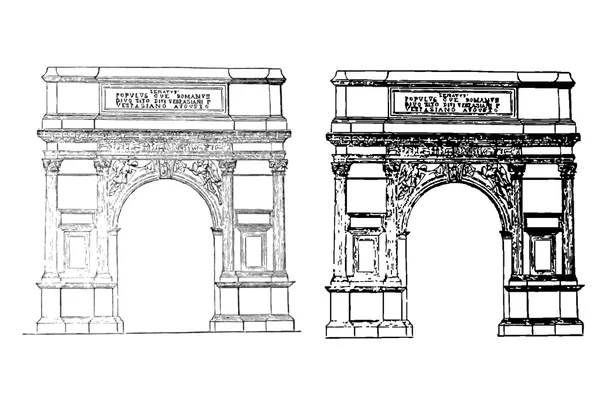 Древняя арка — стоковый вектор
