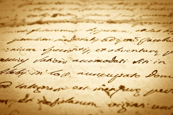Antiguo manuscrito — Foto de Stock