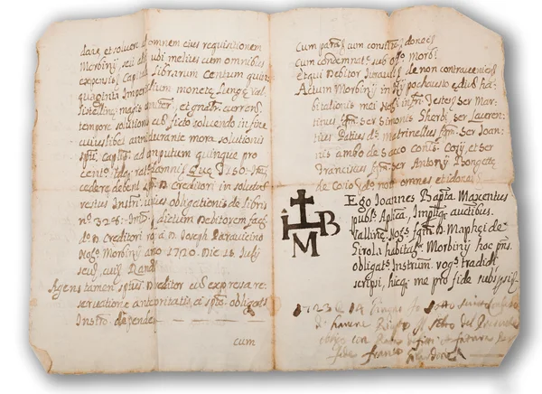 Antiguo manuscrito —  Fotos de Stock