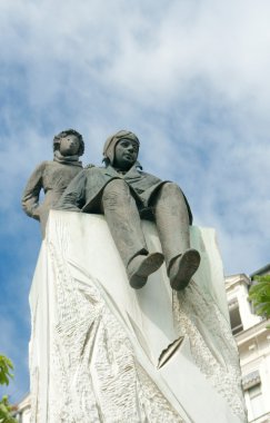 Monument to Antoine de Saint-Exupery clipart