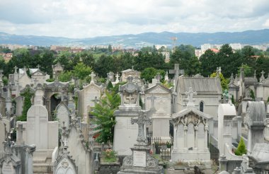 Cemetery of Loyasse, Lyon, France clipart