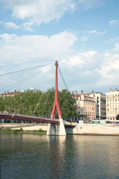 stock image Footbridge Palais de Justice, Lyon, France