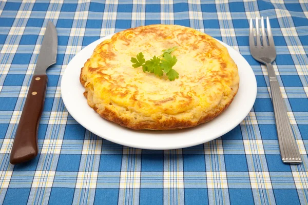 Bramborová omeleta — Stock fotografie