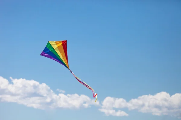 Cloth comet flying for the breeze of the beach — Stock Photo, Image
